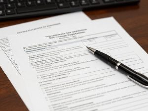 California sex offender registration form and legal documents