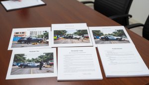 Investigation evidence including photographs and documentation