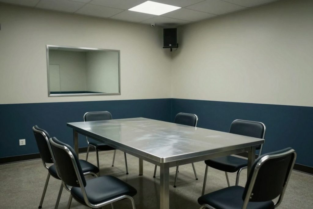 Police interrogation room Police interrogation room
