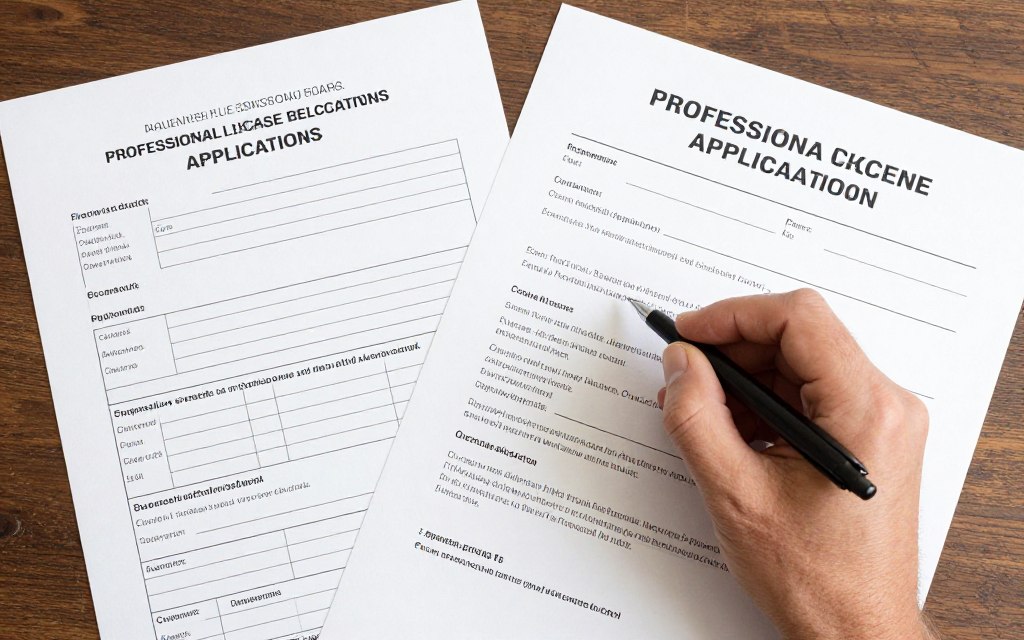 Professional licensing documents and criminal record review Professional licensing documents and criminal record review