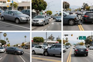 Various types of vehicle accidents in Los Angeles