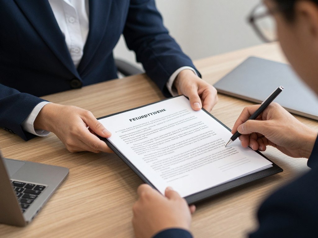 Attorney reviewing immigration document translations for USCIS submission Attorney reviewing immigration document translations for USCIS submission