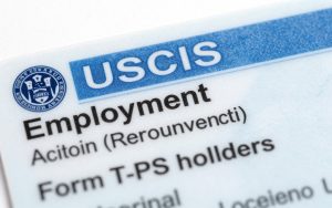 Employment Authorization Document (EAD card) issued to TPS beneficiary