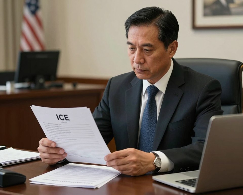 Immigration attorney coordinating with ICE officials Immigration attorney coordinating with ICE officials