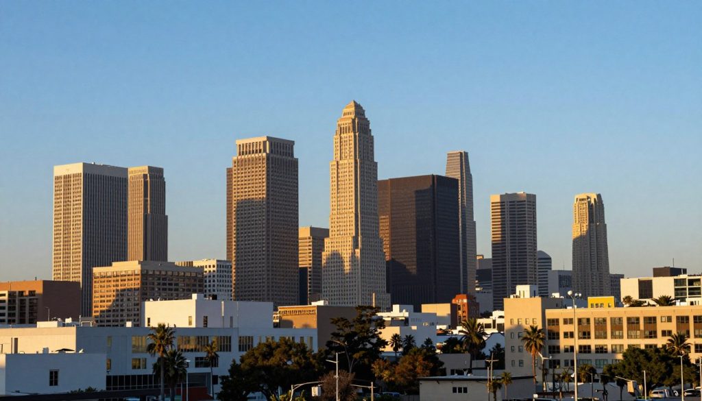 Los Angeles downtown skyline representing Southern California legal services Los Angeles downtown skyline representing Southern California legal services