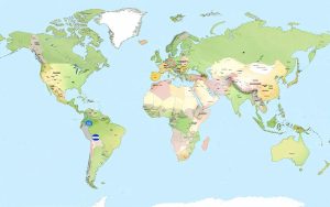 Map showing NACARA eligible countries including Nicaragua, Guatemala, El Salvador, and former Soviet Union
