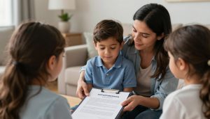 Niños con tutor legal después de pérdida familiar