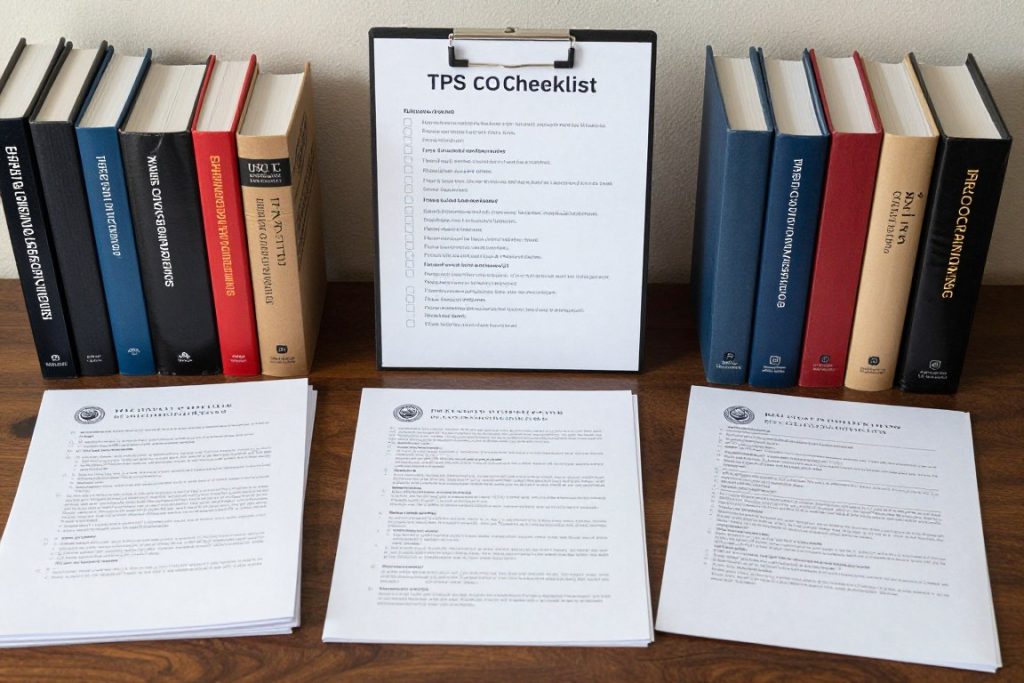 TPS compliance checklist and immigration regulations reference materials TPS compliance checklist and immigration regulations reference materials